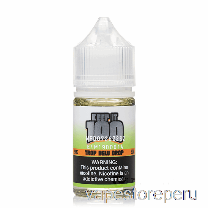 Vape Recargable Trop Dew Drop - Mantenlo 100 Sal - 30ml 30mg